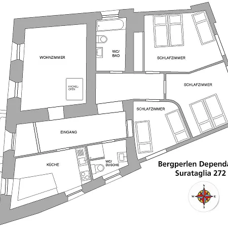 דירה Bergperlen Dependance *